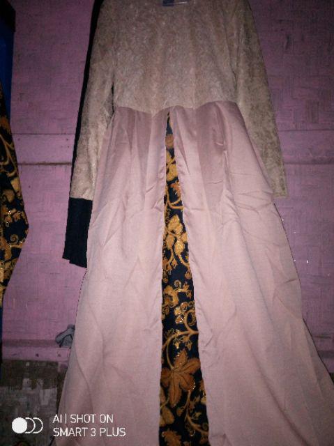 (real Pict) Couple Batik Kebaya Brukat Cp Sarwendah Jumbo Xl