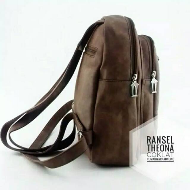 Tas Ransel Theona Brown Rumah Warna