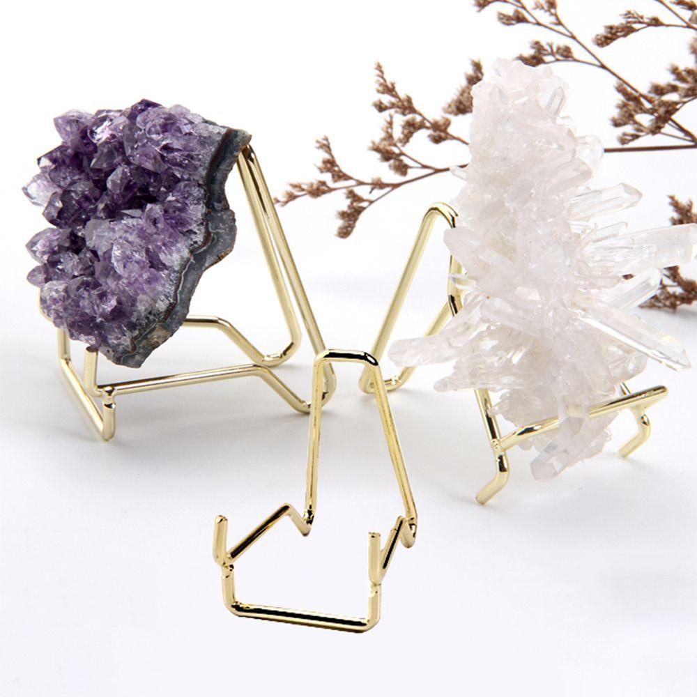 Nickolas1 Display Stand DIY Gaya Modern Kristal Mineral Batu Akik Hexagon Photography Props Rack