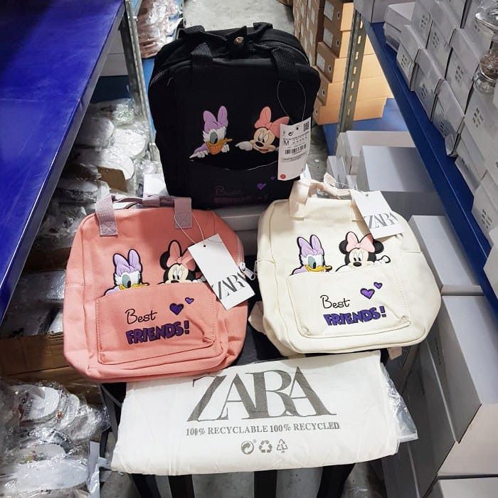 TAS BRANDED ORIGINAL 100% ZARA TAS DISNEY RANSEL BACKPACK CEWEK WANITA CASUAL FASHION IMPOR JAKART