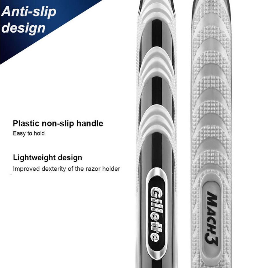 Gillette mach 3 Pisau Cukur 3 Lapis Untuk Pria mach 3