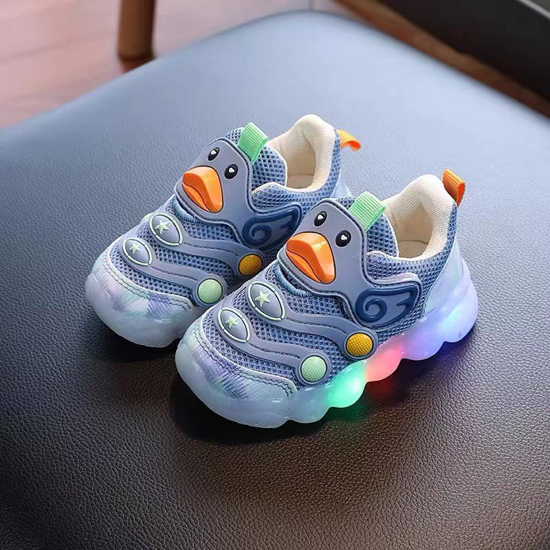 [GROSIR][COD] SEVEN_DAY SEPATU LAMPU SNEAKERS ANAK-ANAK UNTUK USIA 0-4 TAHUN / BOY &amp; GIRL BIRU WM2314