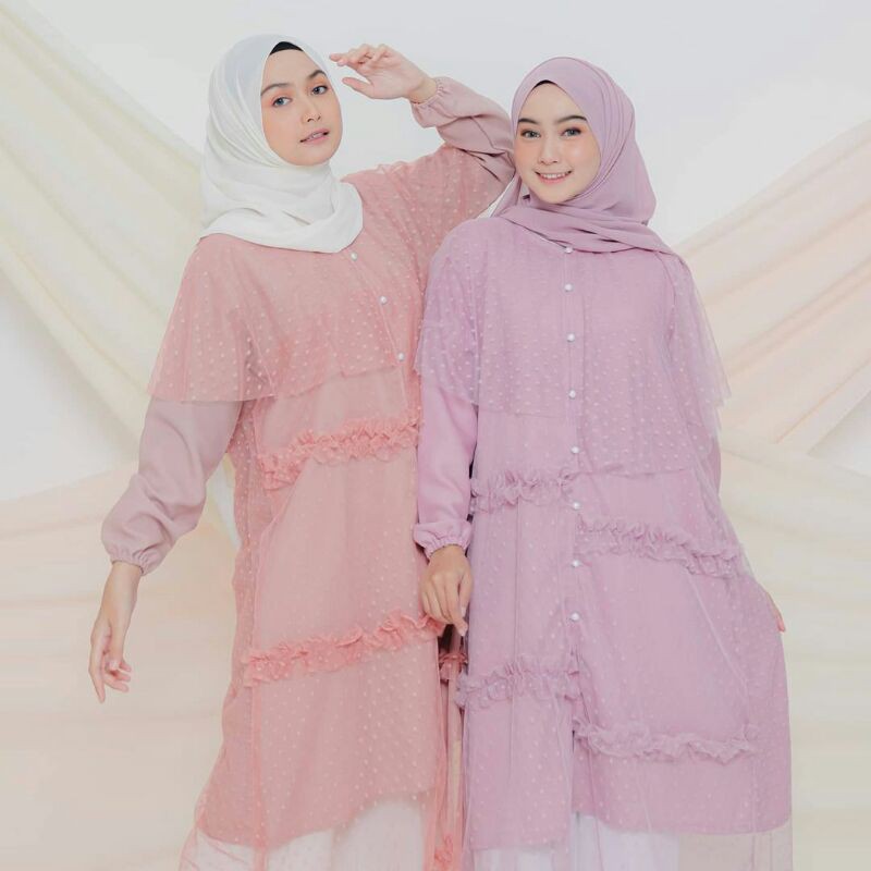 Zivara Dress / Dress Tile / Dress Murah / Dress Pesta