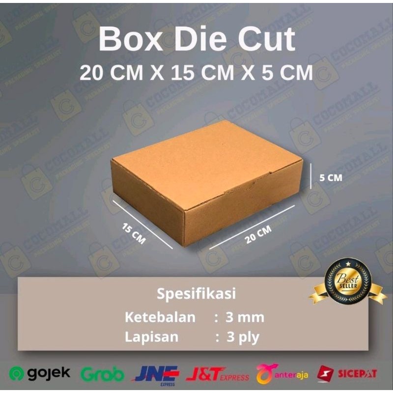 

Box die cut 20CM x 15CM x 5CM/hampers/packaging/kado