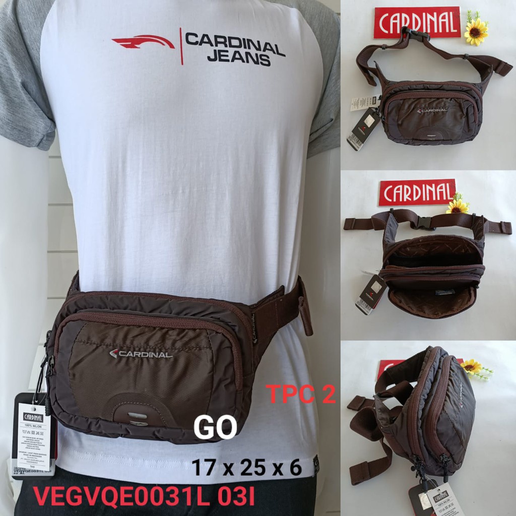 sogo TP CARDINAL Tas Pinggang /Waits Bag Tas Cowok Tas Cowok Gaul Tas Pria Kekinian