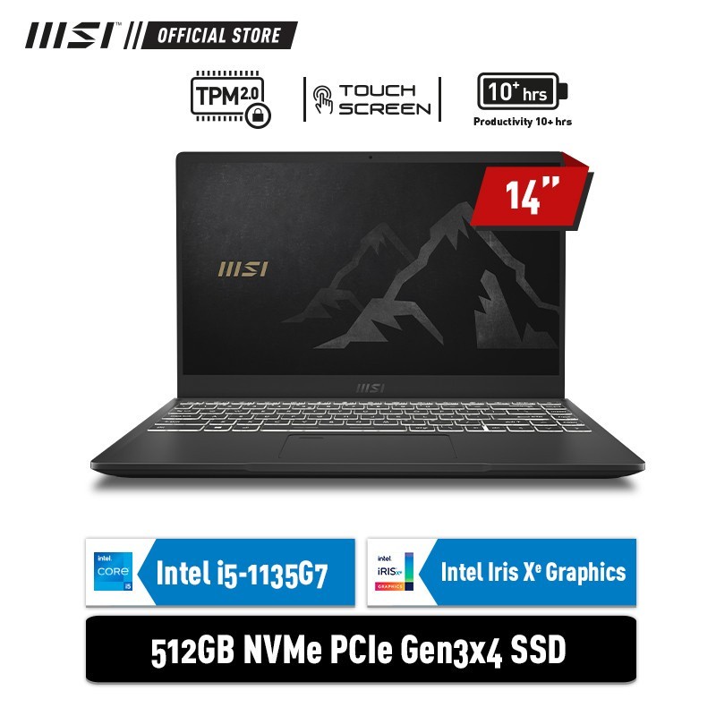 MSI Summit B15 A11MT [9S7-155237-245] i5-1135G7 8G 512GB iRIS Xe TOUCH