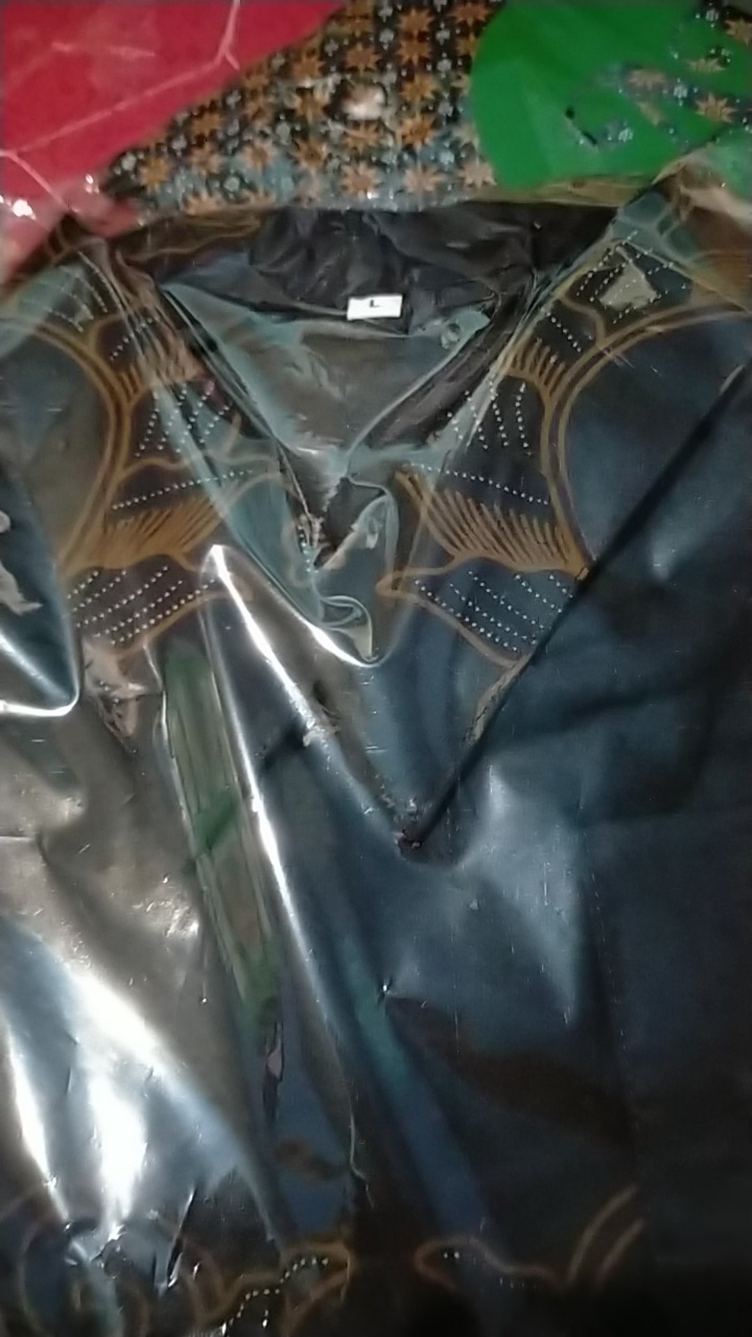 Atasan Kemeja Batik Pria Lengan Panjang Premium Krisna Bayu Mahesa Full Furing Batik Solo Florist