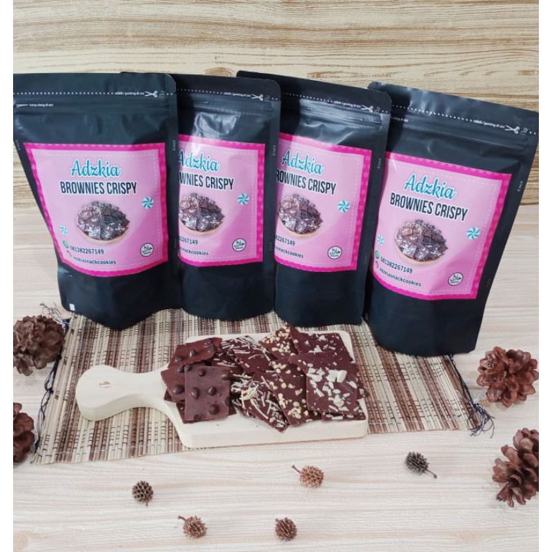 

Brownies Crispy - (Brownies Kering Krispi)