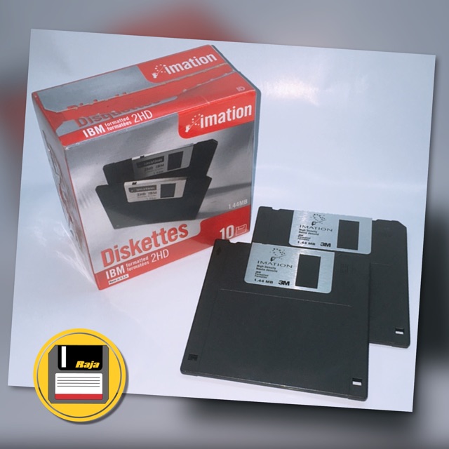 Floppy Disket IBM Imation MF2HD 3M 3,5 Inci
