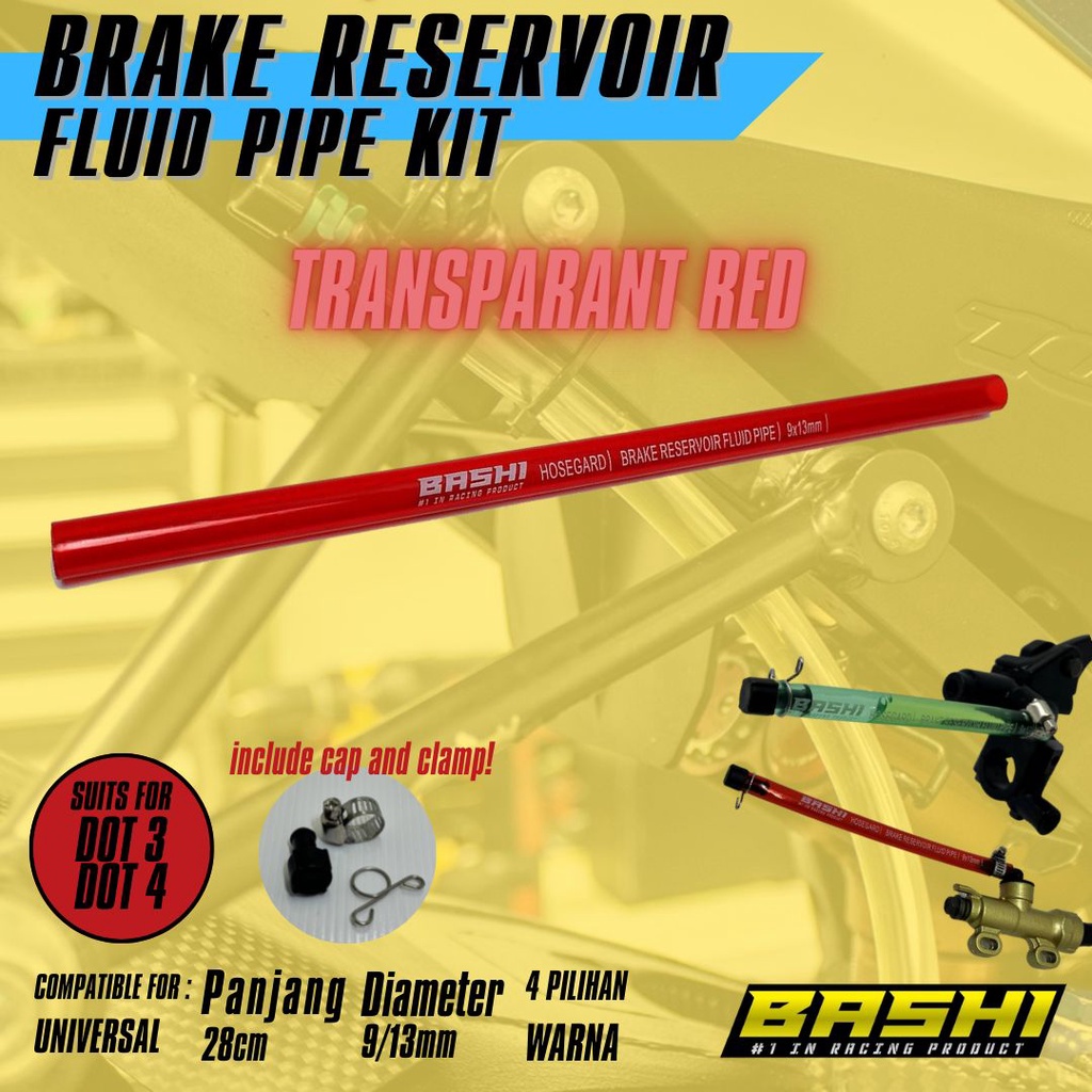 selang reservoir delete kit bashi brake reservoir fluid pipe kit pengganti tabung rem