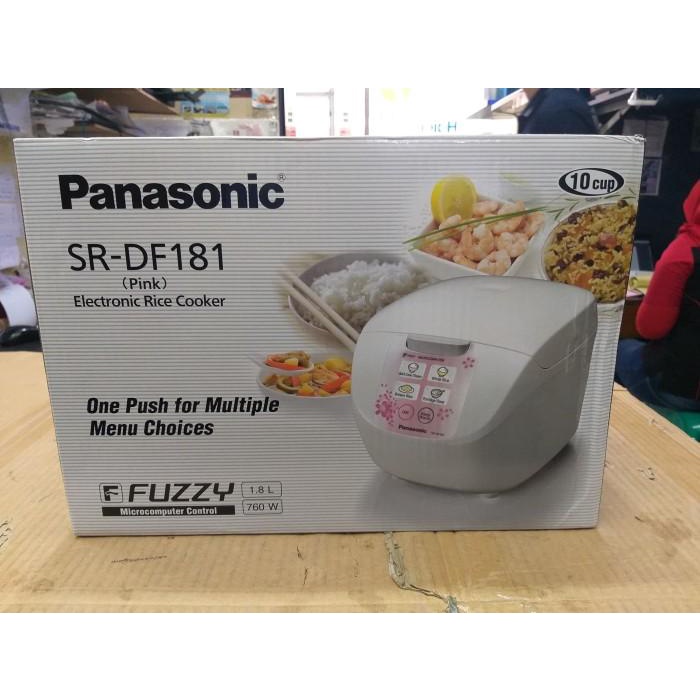 Jual Panasonic Rice Cooker Digital SrDf181 1.8 Liter Putih Shopee