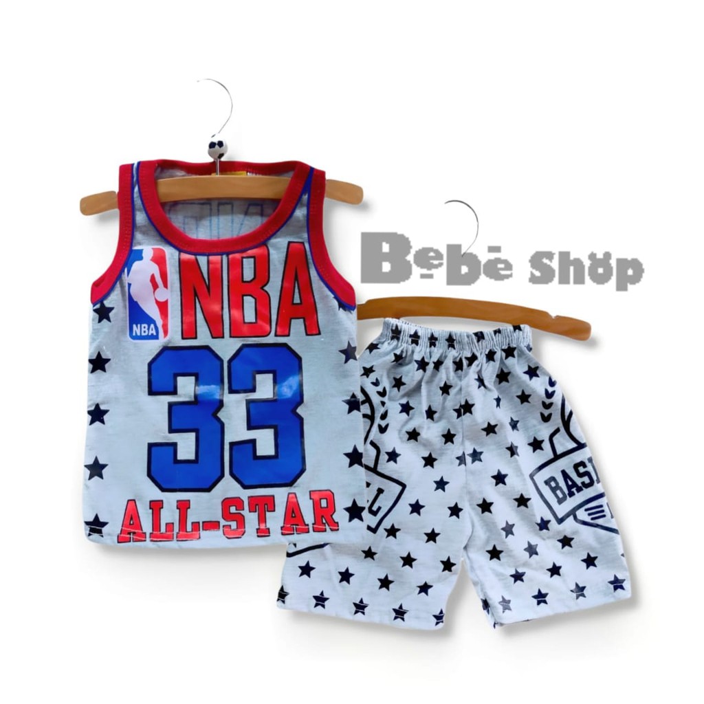 Setelan Baju Basket Anak Usia 0 Sampai 7 Tahun