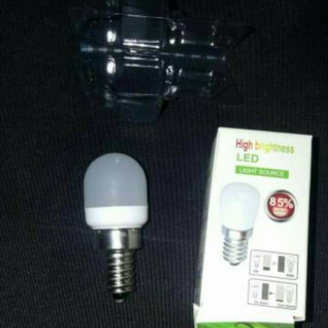 Lampu Kulkas LED E14 / 2W - Putih - Kuning