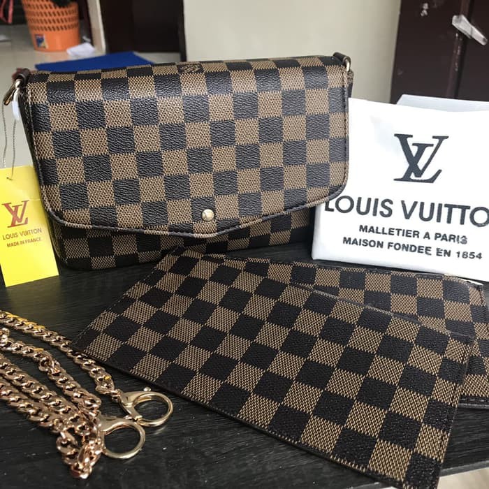 Promo Tas wanita murah selempang fashion batam slingbag LV SLING - Monogram Murah