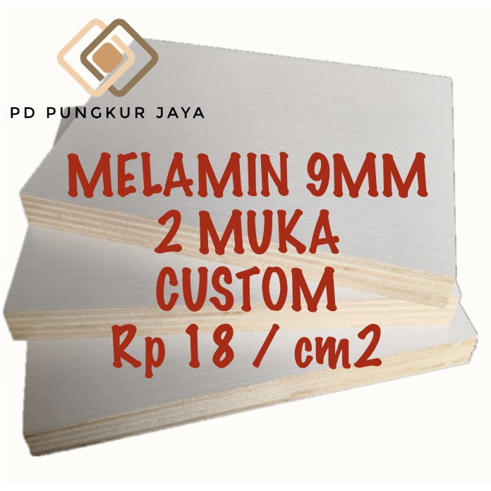 MULTIPLEK MELAMIN 9MM CUSTOM 2 MUKA