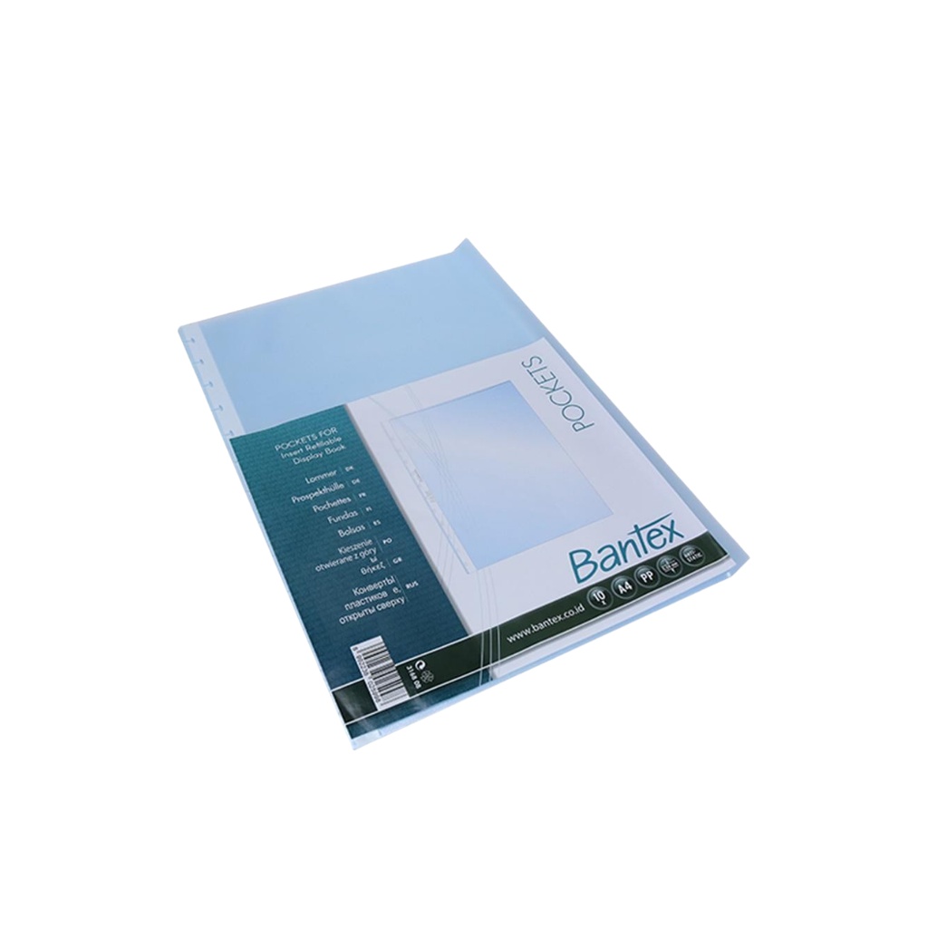 

Bantex Pocket Untuk Display Book Tempat Berkas Dokumen Folio / F4 (10 Sheets) #316808
