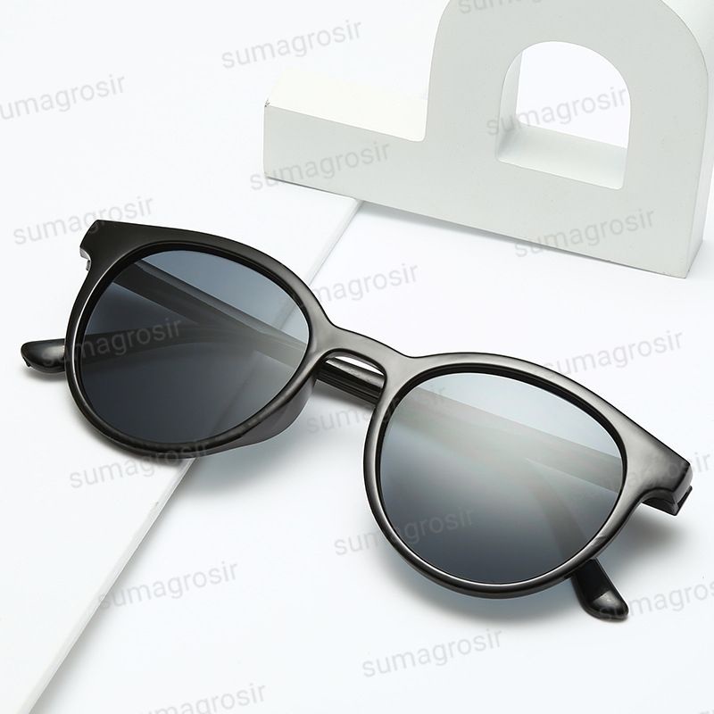 Bisa COD - Kacamata Korea Fashion Sunglasses Hitam Pria Wanita Ready Makassar