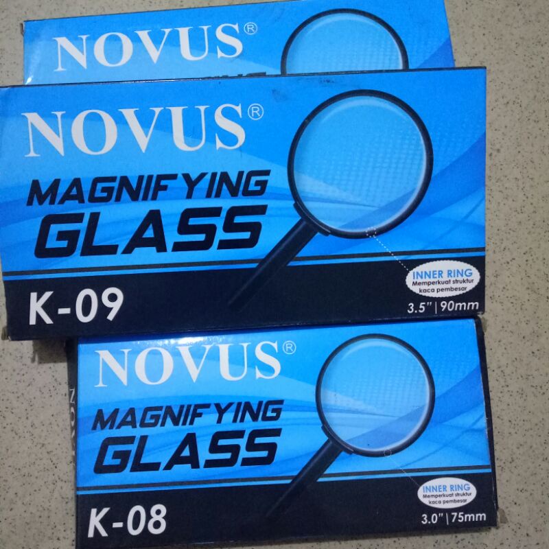 

NOVUS Magnifiying Glass K-08 & K-09/Kaca pembesar/Lup