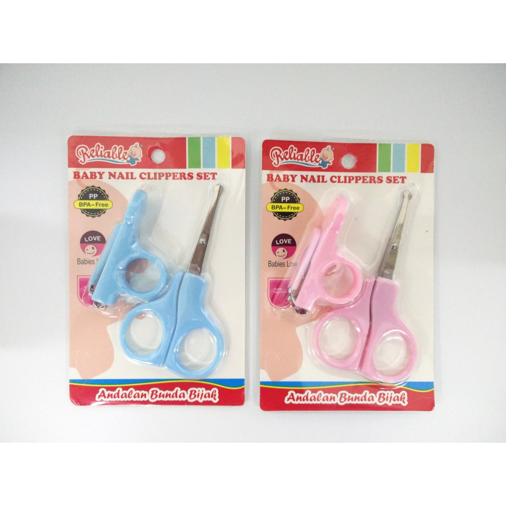 Gunting Kuku Bayi Reliable 2 in 1 | Baby Nail Clipper | Gunting Kuku Set Double Reliable