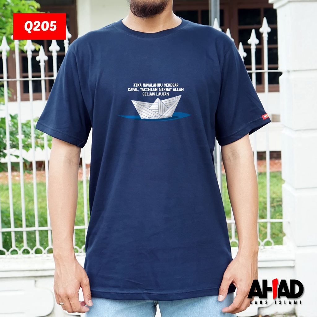 Kaos Islami Ahad - Jika masalahmu sebesar kapal Q204