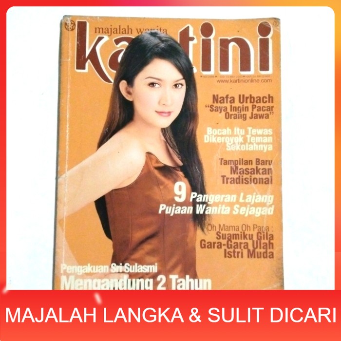 Majalah KARTINI No.2086 Mei 2003 Cover NAFA URBACH Langka