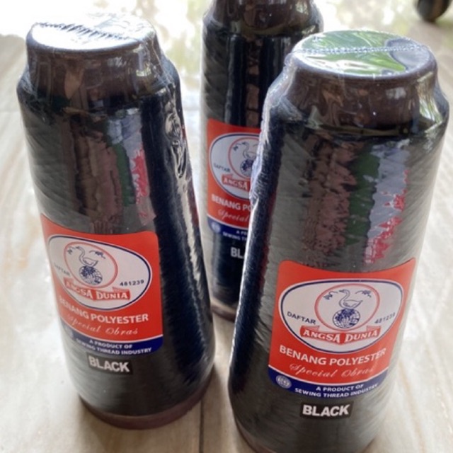 benang obras/neci kecil warna warni