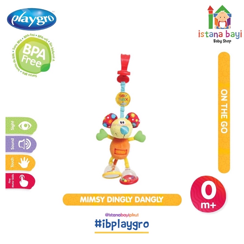 Playgro Mimsy Dingly Dangly - Mainan Bayi