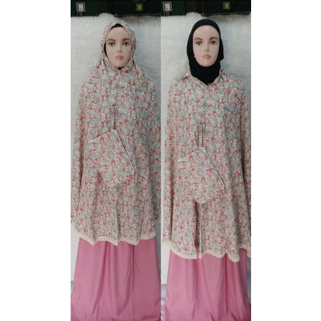 mukena silky dewasa mukena best-seller mukena traveling mukena silky salju