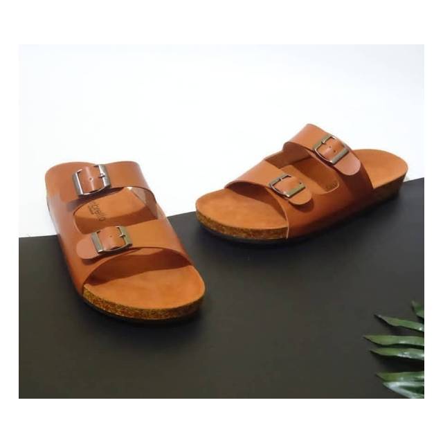SB ~ SALMA Sandal Birken Wanita Full ~Hitam/Coklat