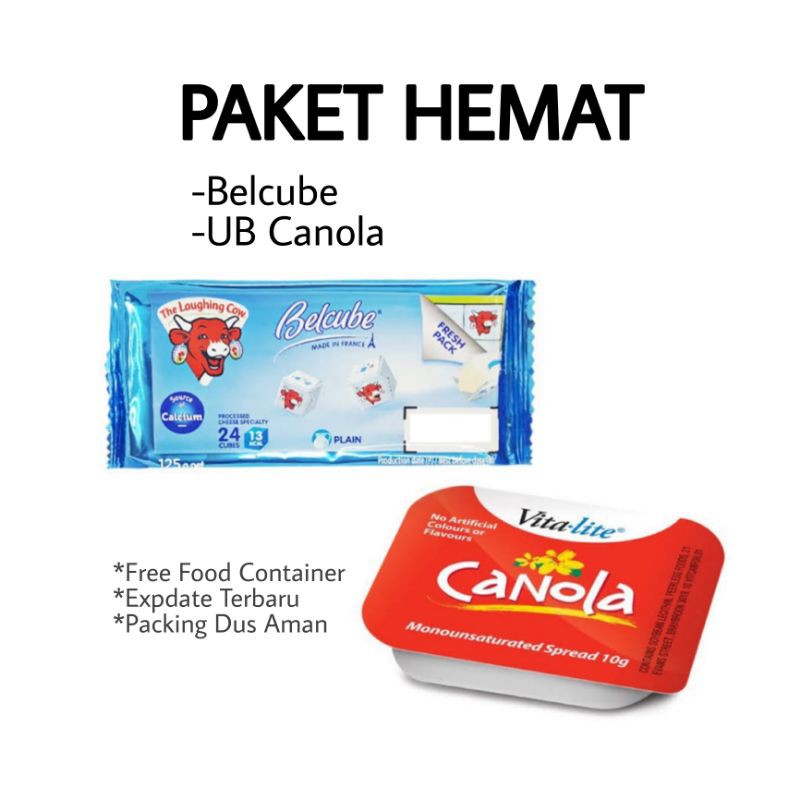 

Keju Belcube Canola / Paket Hemat / Paket Mpasi