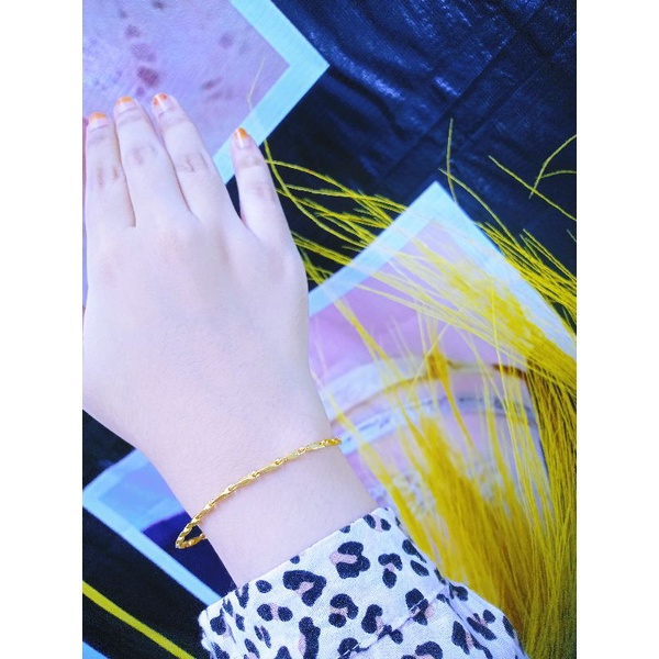 gelang lapisan air emas 24k/penang