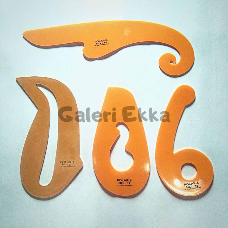 Penggaris Pola Jahit Lengkung / Penggaris Pola Jahit Curva / Penggaris Pola Jahit