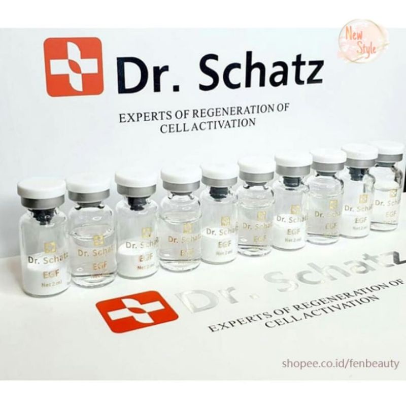 [COD] DR SCHATZ SERUM EGF 100% ORIGINAL COCOK UNTUK KULIT BERJERAWAT (ISI 1 SET)