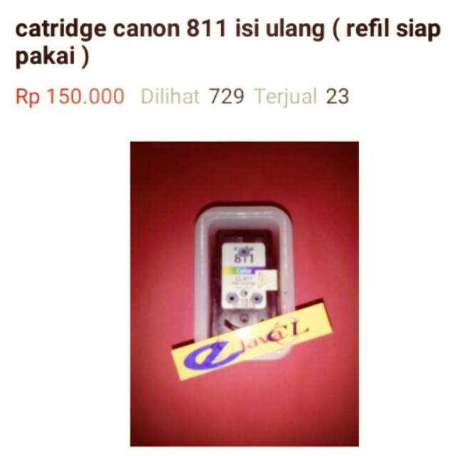 Catridge warna printer Canon iP2770