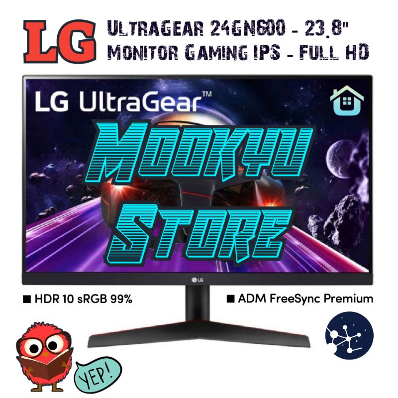 Jual LG UltraGear Gaming Monitor PC 24 Inch 24GN600 24GN600-B | IPS ...