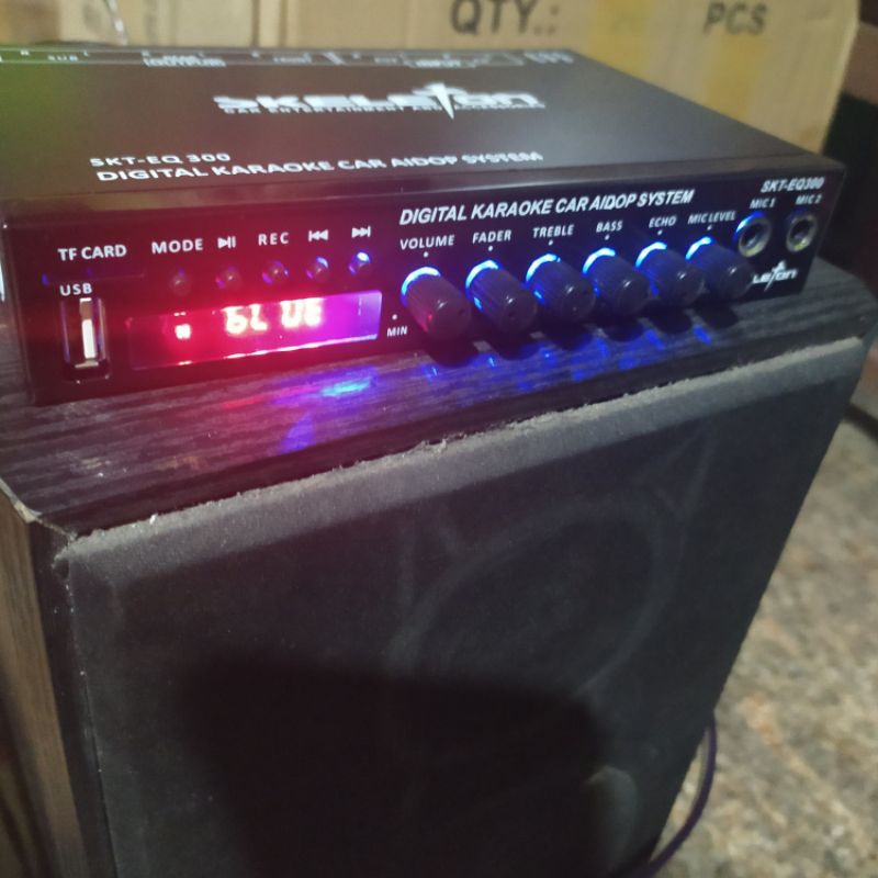 Jual Parametrik Bluetooth Preamp Karaoke Mobil Bluetooth SKT EQ 300