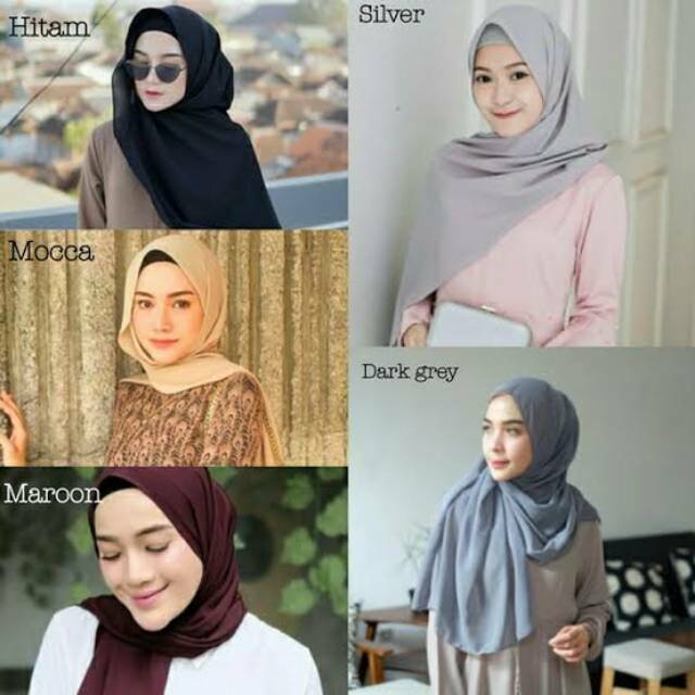 Bella Pashmina New  Fashion Muslim Pashmina Bella Double Hycon
