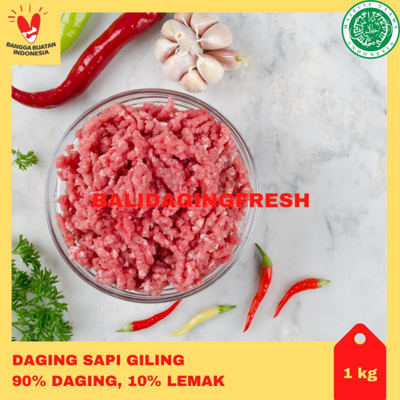 

Daging Sapi Giling 1 kg / Minced Beef / Daging Sapi Lokal Halal