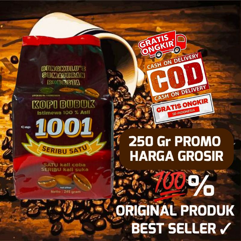 

KOPI 1001 250gr ORIGINAL KHAS BENGKULU