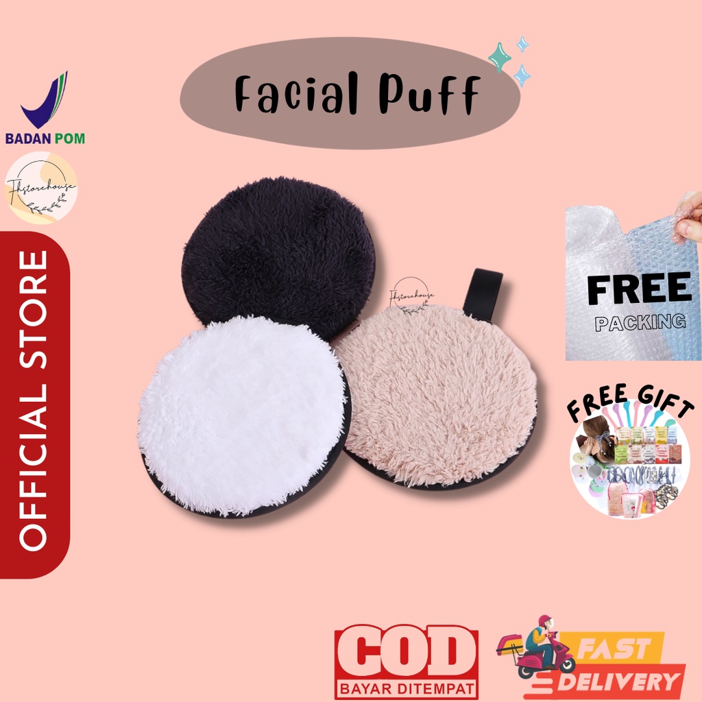 [TOOLS] Penghapus Makeup Puff Penghapusan Makeup Membersihkan Sponge Puff Pembersihan