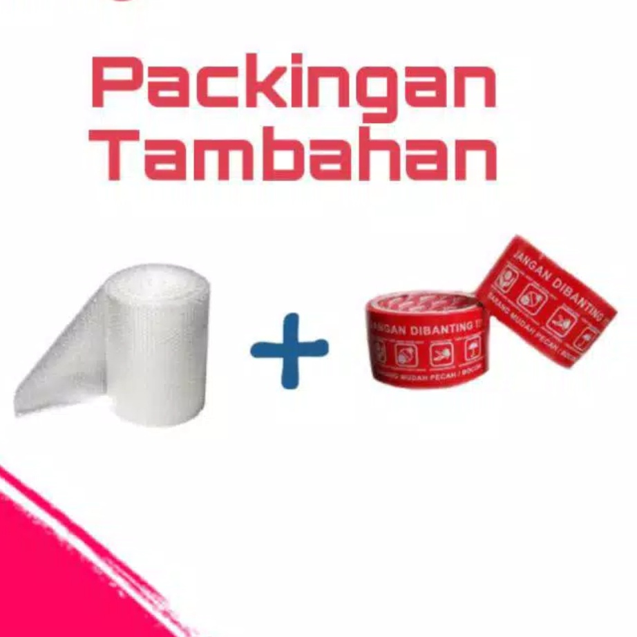 

Extra Packing Bubble Wrap dan Kardus