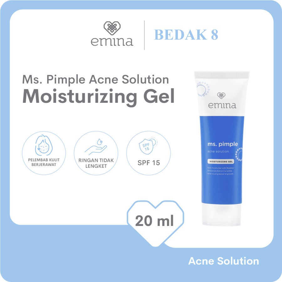 Emina Ms. Pimple Acne Solution Moisturizing Gel 20 ml