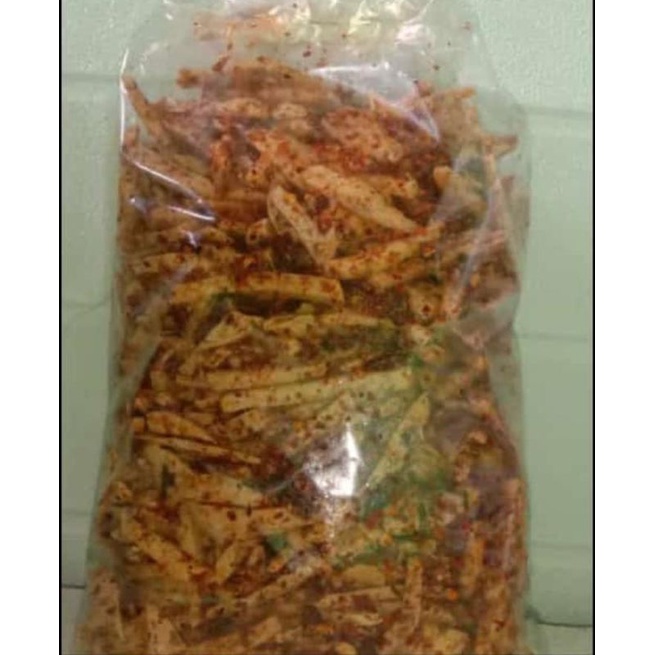 

basreng pedas gurih keriuk aroma daun jeruk