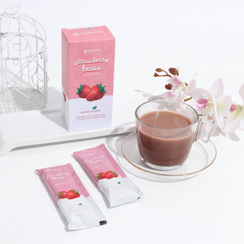 

[MBCSKIN] STRAWBERRY BEAU Collagen Drink | minuman kolagen rasa strawberry