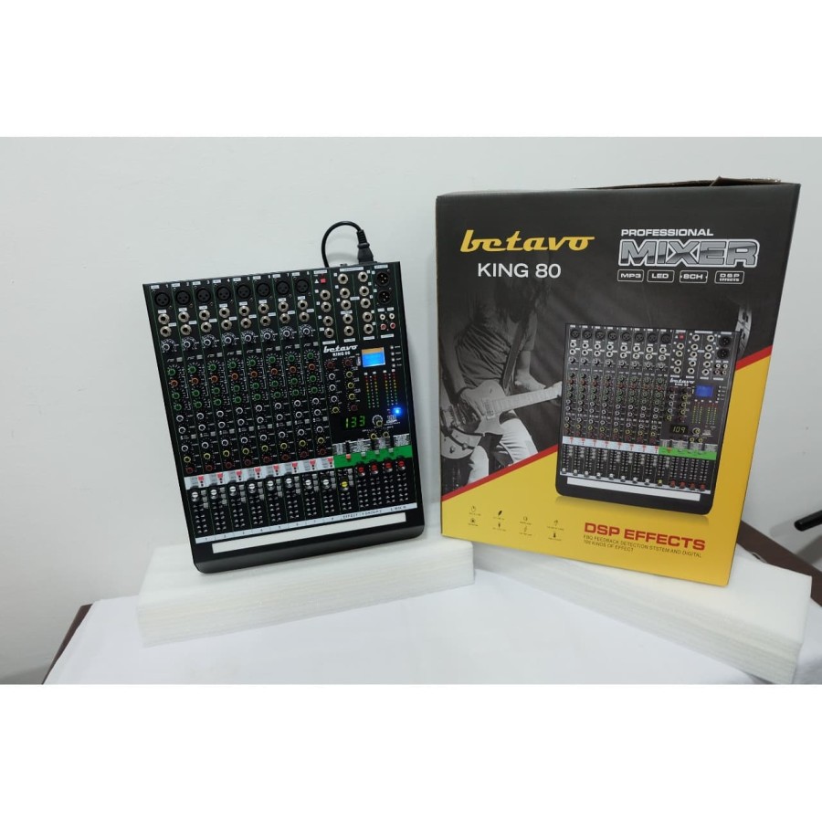 MIXER Mixing 8 Channel 8 ch Betavo KING 80 king80 USB Reverb