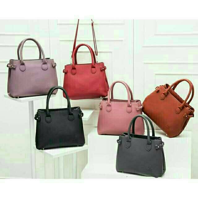 RESTOCK JIMSHONEY JH  IVORY BAG + SYAL / TAS WANITA / IMPORT / SHOULDER BAG