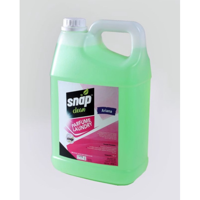 parfum laundry snap clean 4L black, ariana, blue dan bubble gum