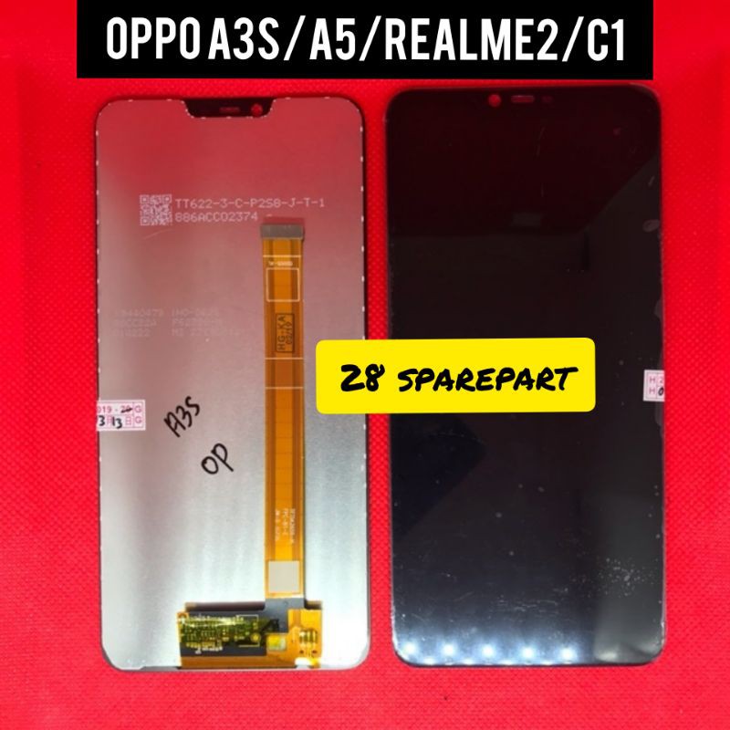 LCD TOUCHSCREEN OPPO A3S / Realme C1 / REALME 1 / REALME 2 / OPPO A12E / A5 ORIGINAL