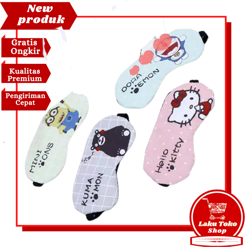 LK PENUTUP MATA KARAKTER (ADA GEL DIDALAMNYA) / PENUTUP MATA TIDUR / PENUTUP MATA MURAH