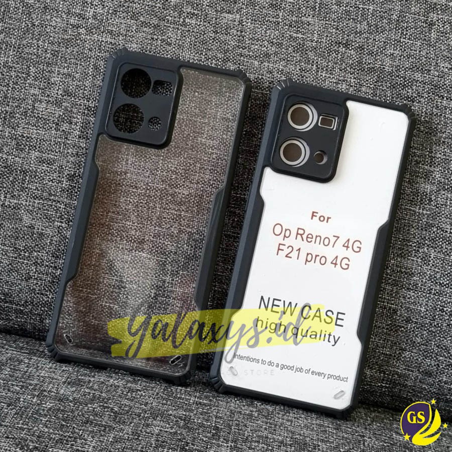 Case Ipaky Bumper XUNDD Oppo Reno 8T 2023 Reno 7 4G / Reno 7 5G / Reno 8 4G / Reno 8Z 5G / Reno 6 4G / Reno 6 5G Reno 5F 5 4 4F 4 Pro 2F Camera Protection Case Armor Fusion Shockproof Premium Transparan Casing Mika